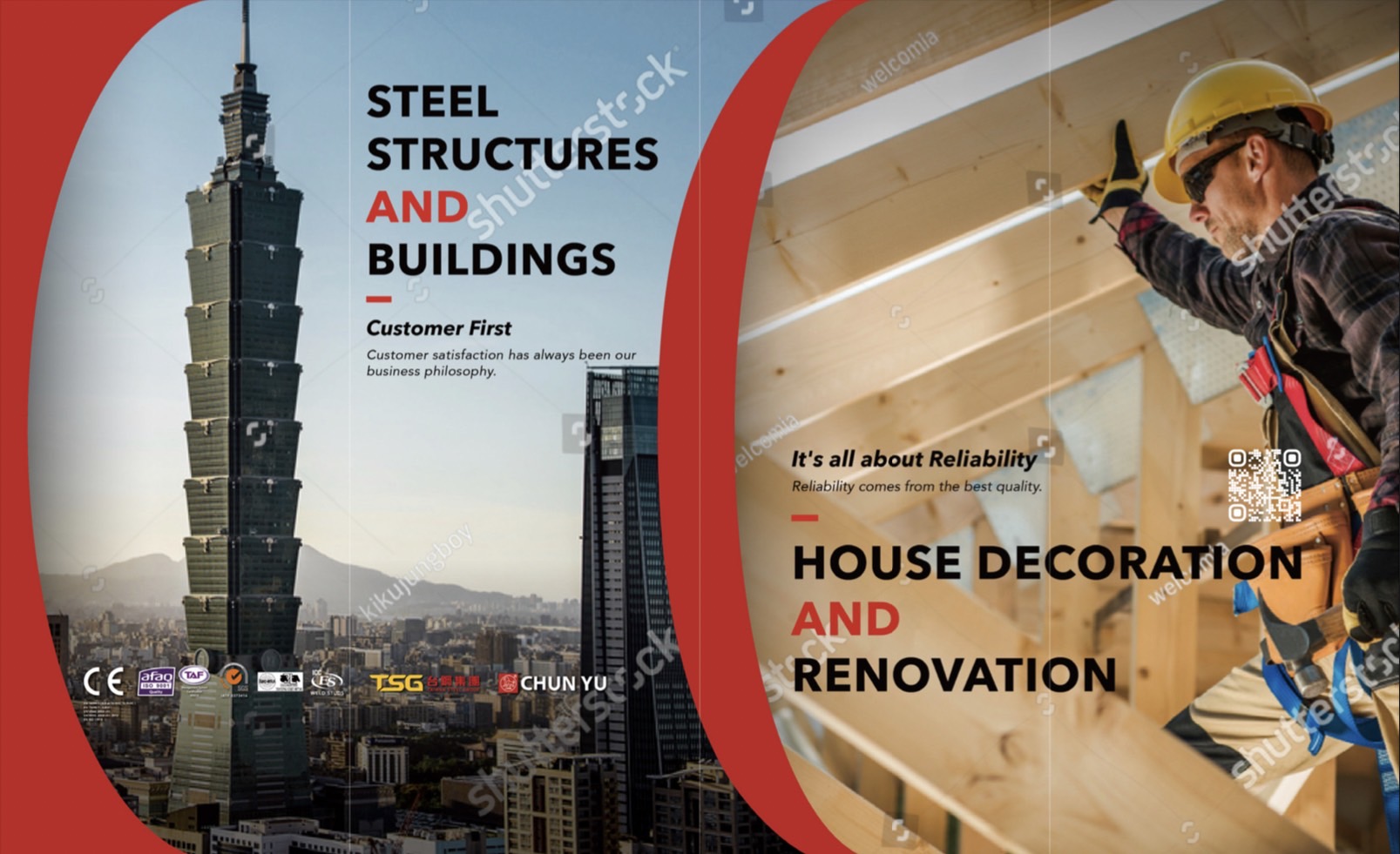 春雨集團型錄設計應用情境