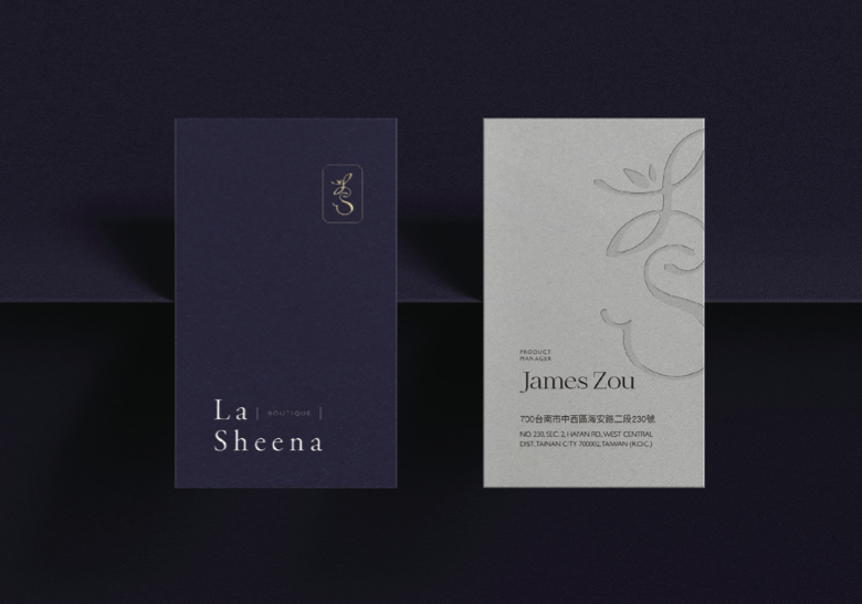La Sheena｜服裝品牌設計、LOGO設計、名片設計
