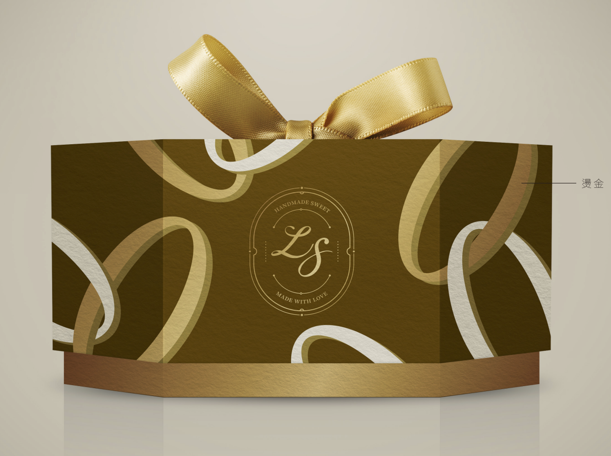 時甜餅乾包裝設計正面展示