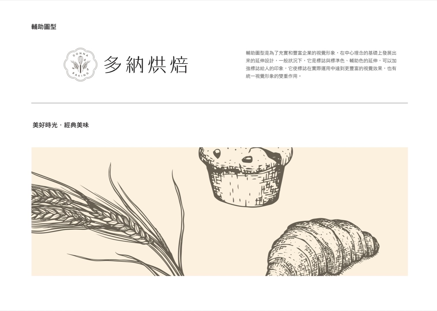 多納烘焙LOGO 設計產品實拍