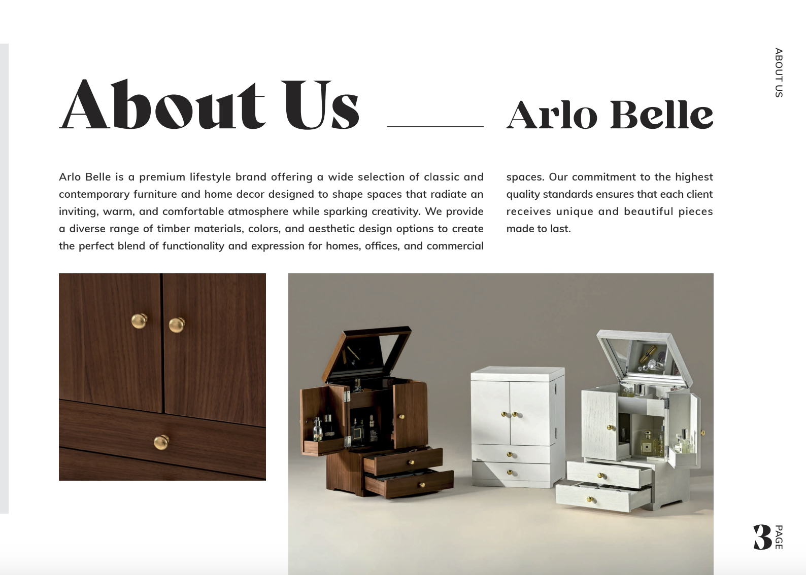 Arlo Belle |型錄設計