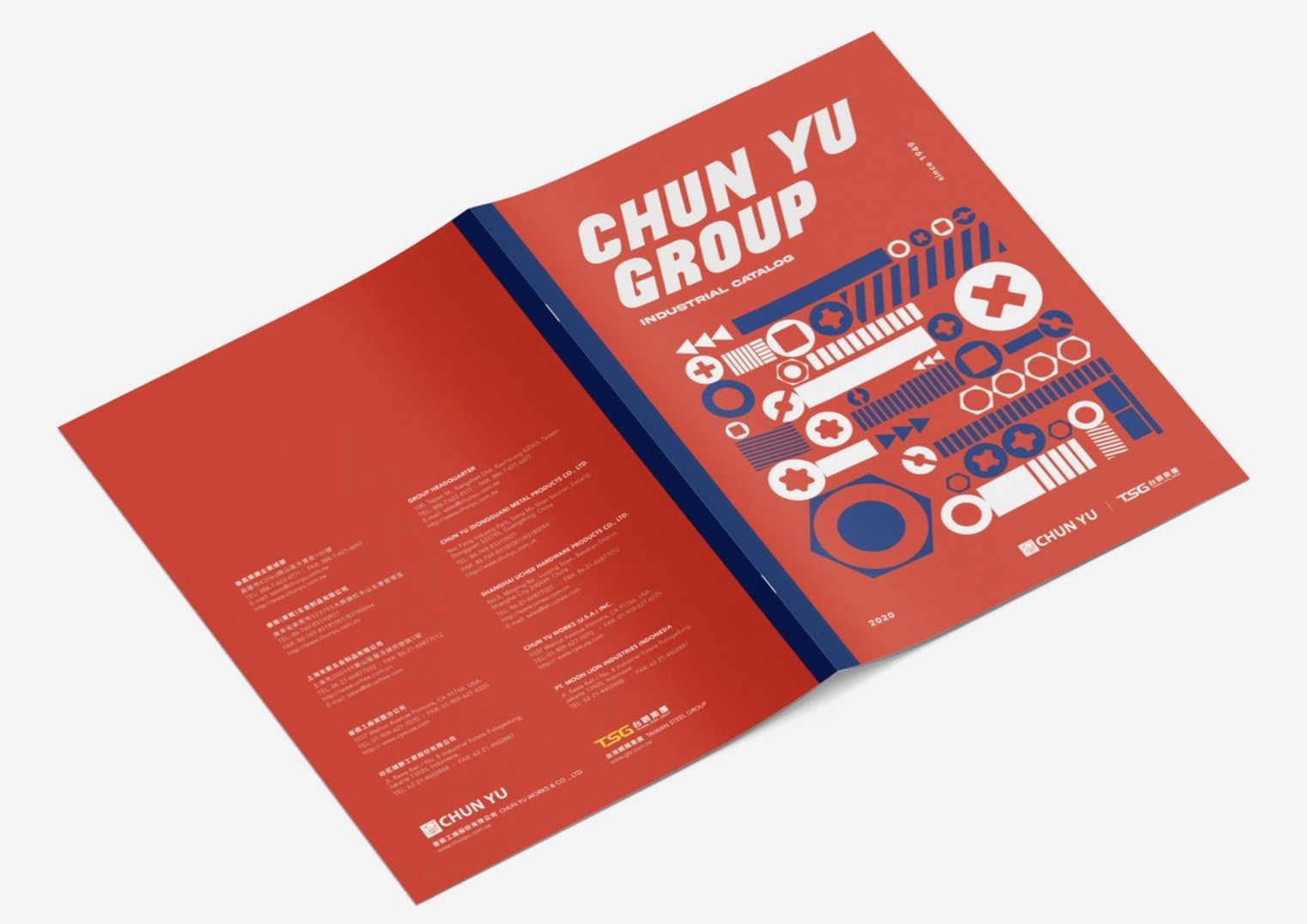 春雨集團型錄設計應用情境