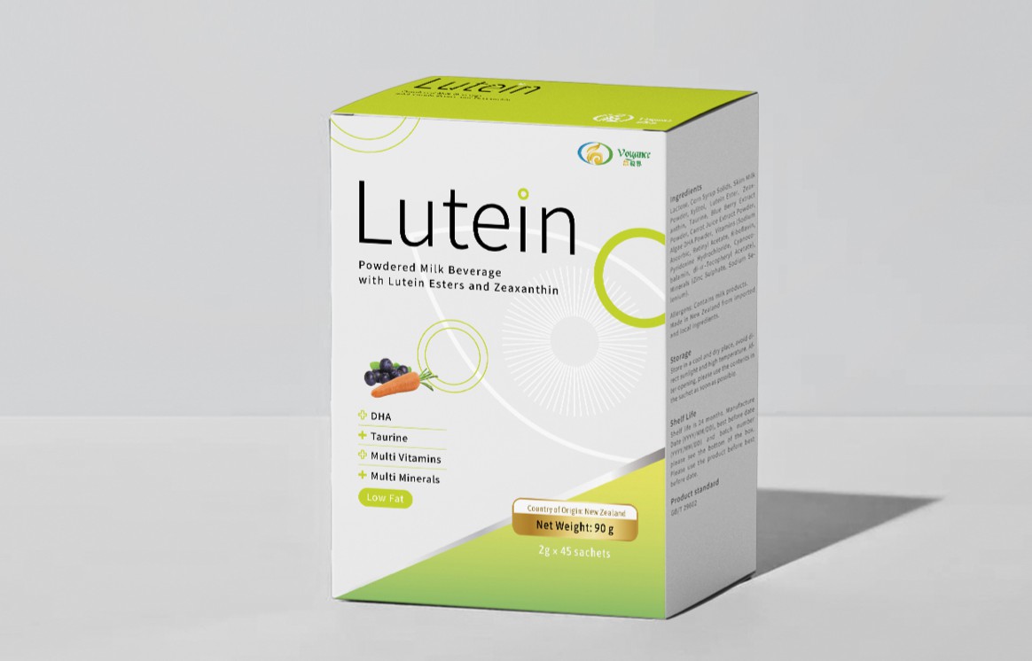 紐西蘭 Voyance然視界視力保健食品包裝設計產品實拍