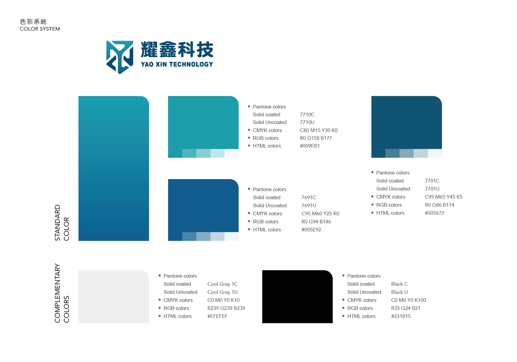 耀鑫科技品牌LOGO 設計設計特寫