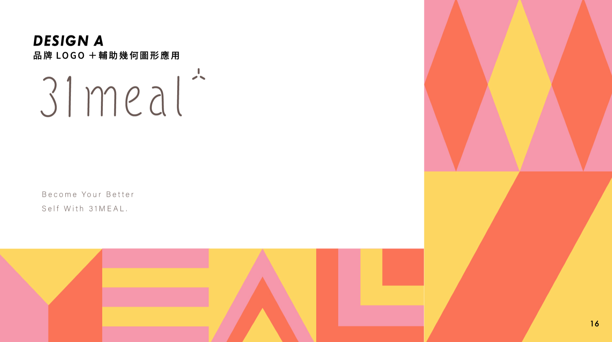 31MEAL參壹餐 logo整體LOGO 設計設計細節