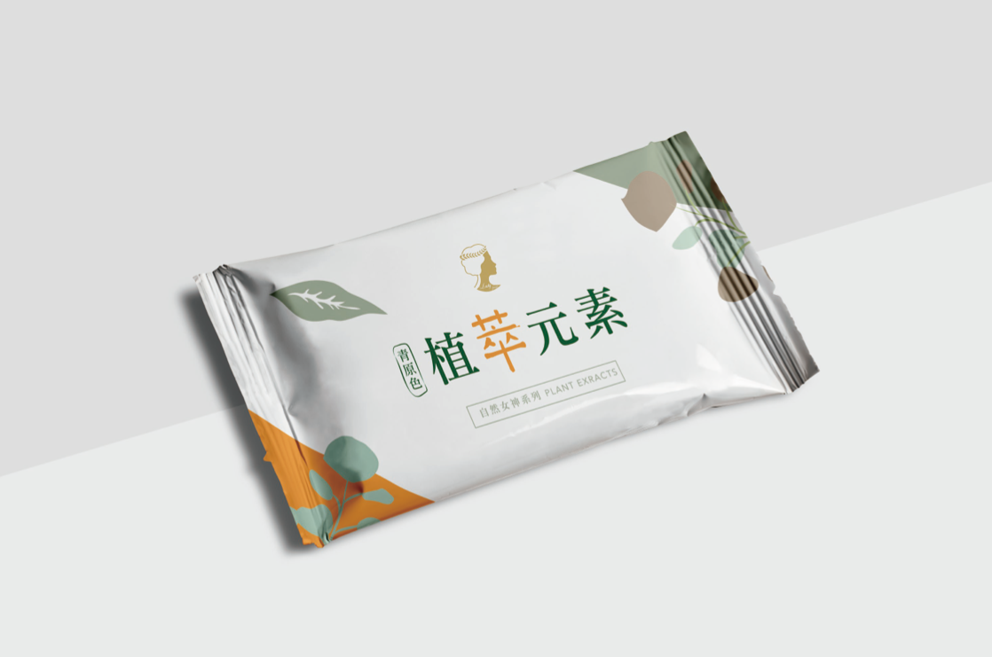 青原色植萃元素生技保健食品包裝設計應用情境