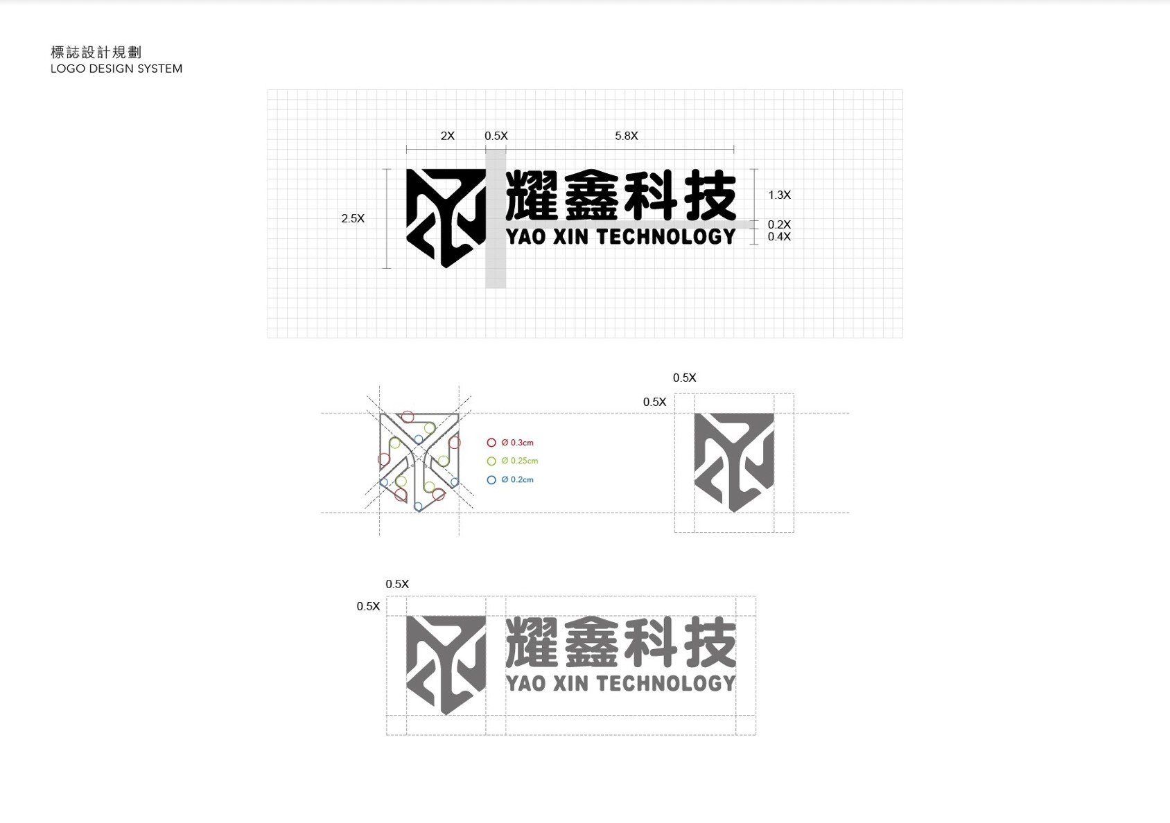 耀鑫科技品牌LOGO 設計全系列展示