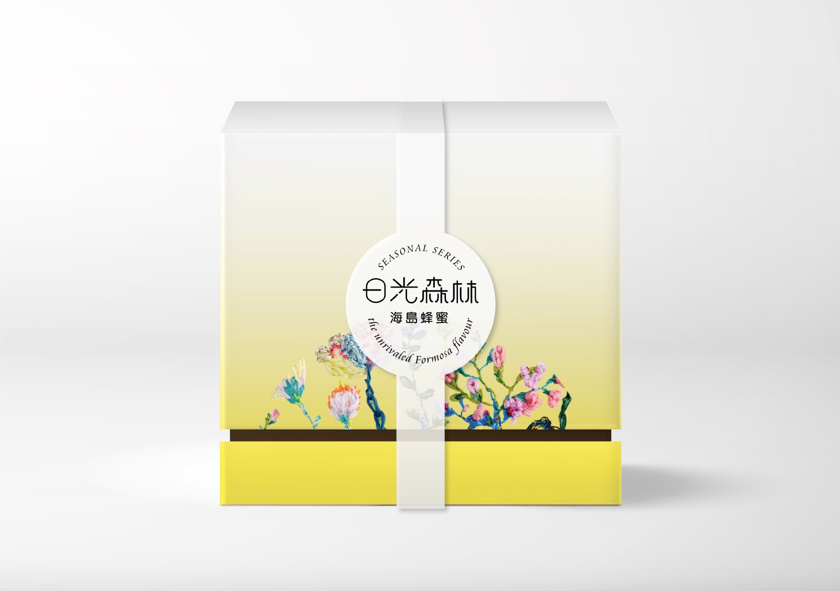 日光森林 蜂蜜禮盒包裝設計正面展示