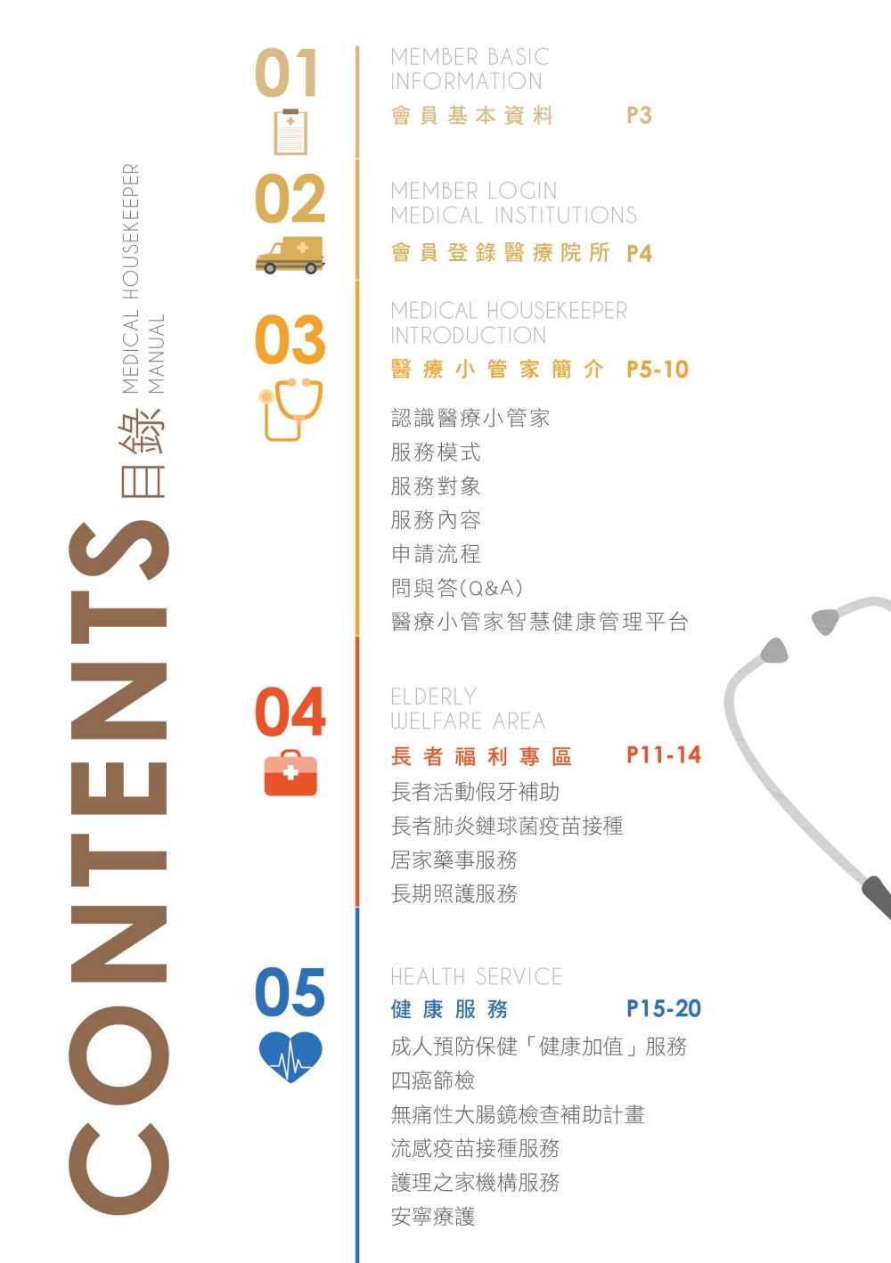 桃園市衛生局手冊型錄設計設計特寫