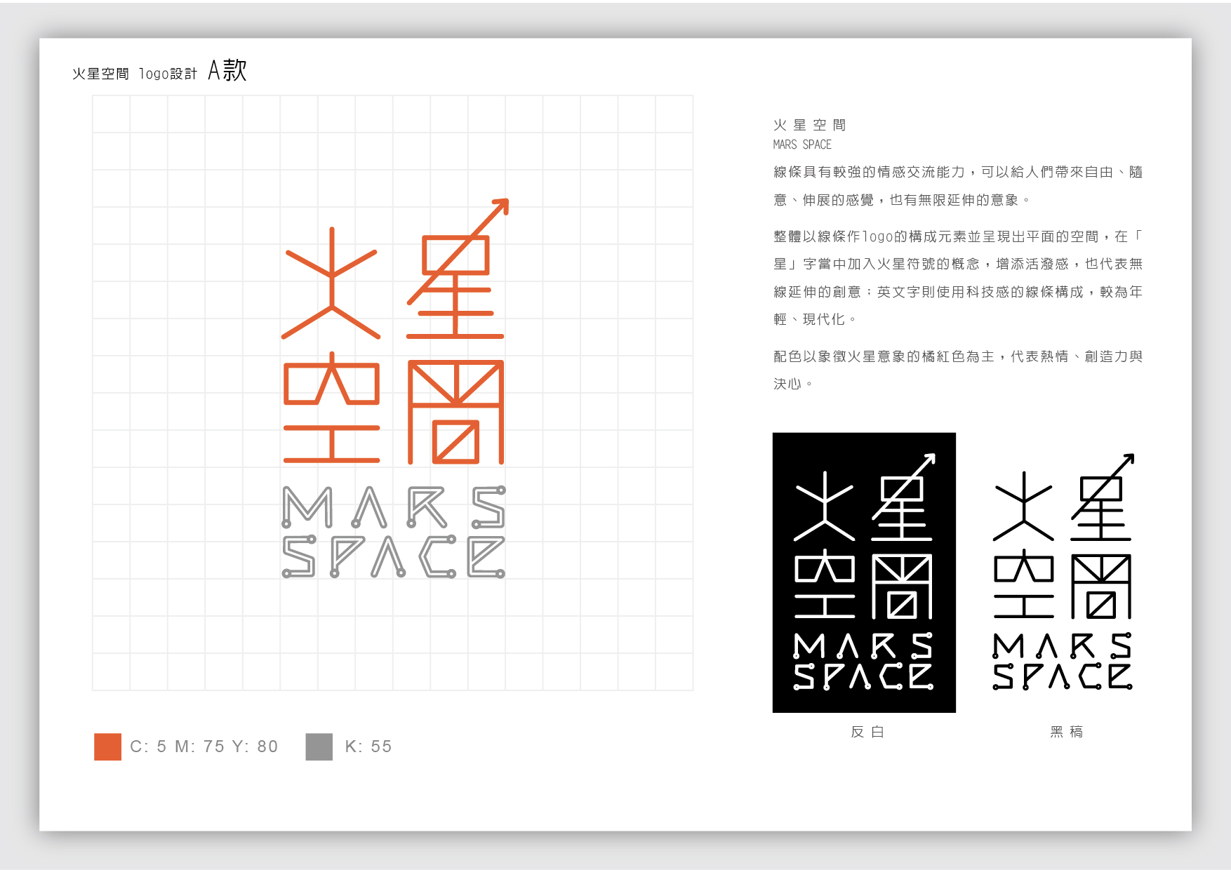 火星空間空間設計正面展示