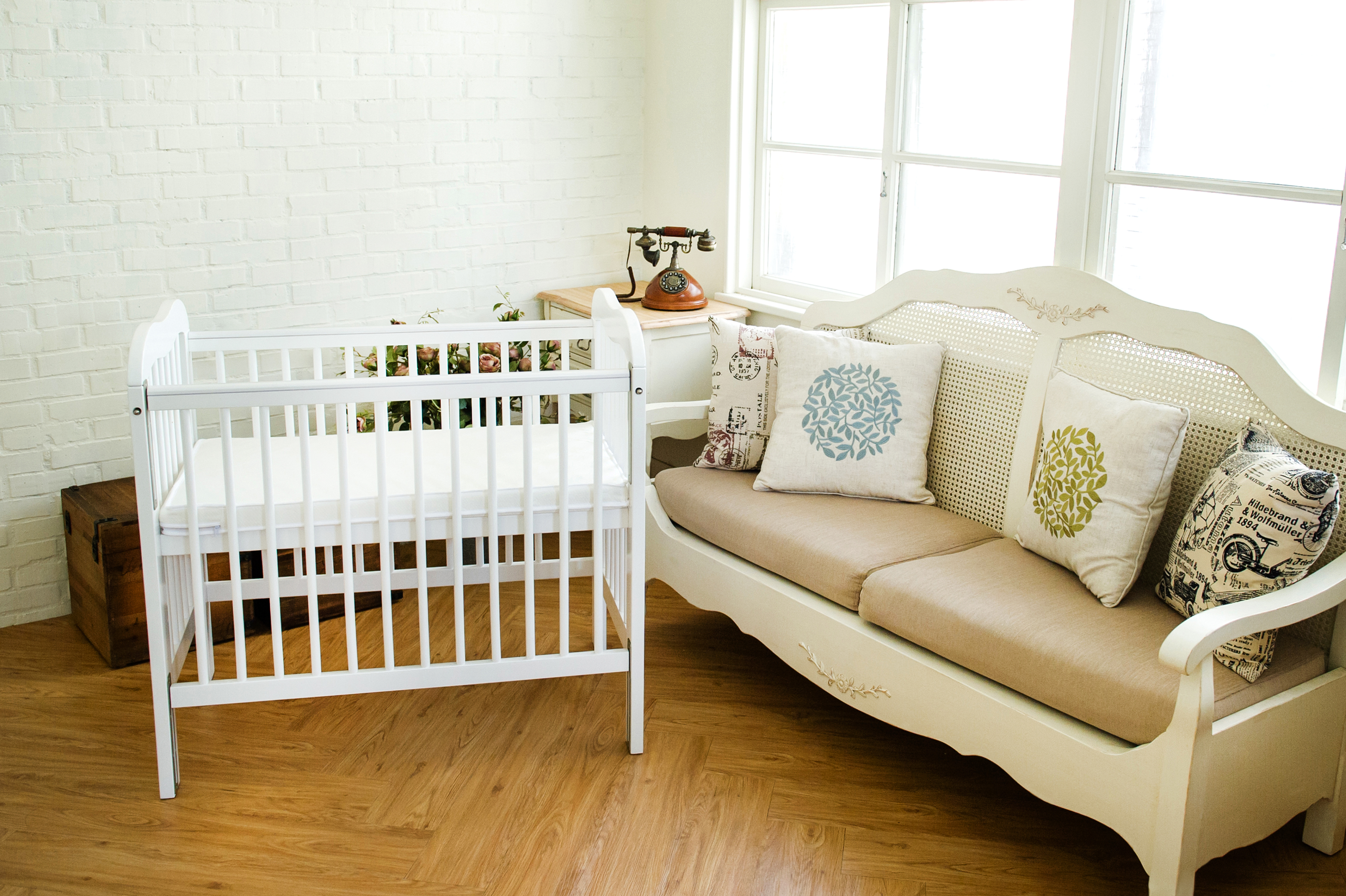Baby bed photography ｜ A warm and beautiful space photography overall view