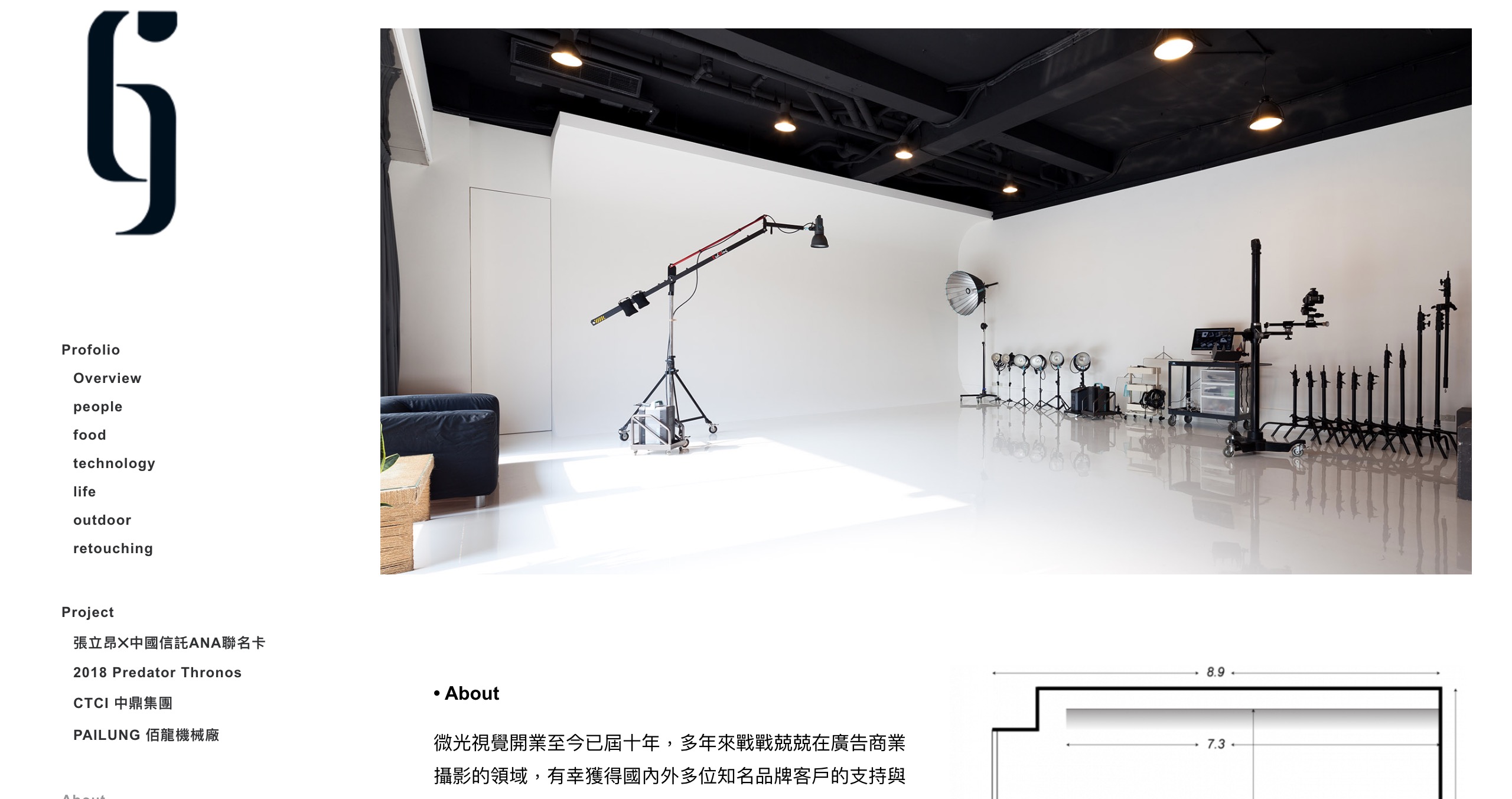 Gilmmer Studio signage design full series