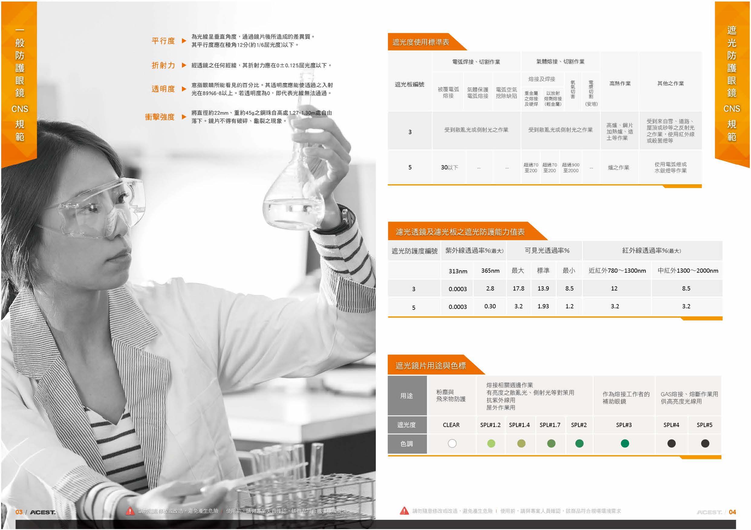家榮國際護目鏡 產品型錄設計（含商業攝影）型錄設計設計細節