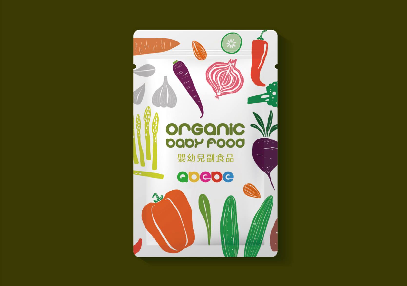 QBEBE嬰兒副食品包裝設計全系列展示